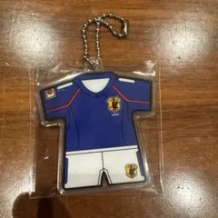 サッカー日本代表 ユニフォーム型キーホルダー　2002-2003 ビスケット — image 1