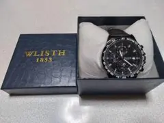 WLISTH 1853 アナログ腕時計 黒 — image 1
