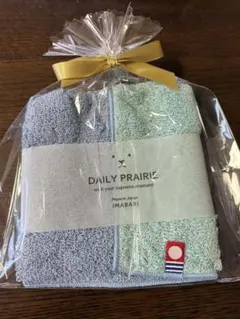 アマノイワト様　DAILY PRAIRIE 今治タオルハンカチ ミント ブルー — image 1
