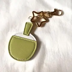 ⭐️送料無料⭐️卓球ラケット型ビッグキーホルダー（グリーン） — image 1