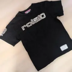 ROIAL 半袖 Tシャツ ブラック ヒョウ柄ロゴ Mサイズ — image 1