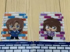 名探偵コナン 萩原千速 灰原愛 セット ビッグエコー スタンドコースター — image 1