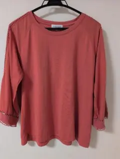 エレメントオブシンプルライフ　八分袖Tシャツ トップス L　カットソー — image 1