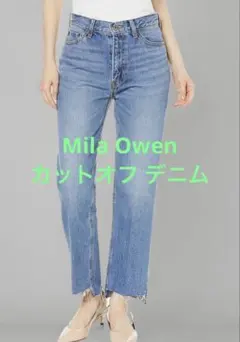 【Mila Owen】カットオフ ストレートデニム — image 1
