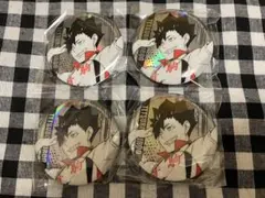 黒尾鉄朗 ハイキュー ジャンプ シャイニー缶バッジ 4点 — image 1