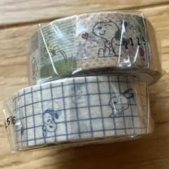 mt upcycle×PEANUTSマスキングテープ2点セット2026 NEW — image 1