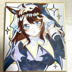 【ウマ娘】デアリングタクト 【色紙】ファンアート アナログイラスト — image 1