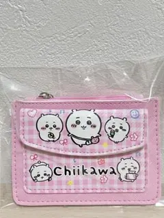 【週末セール】ちいかわ　コインケース カードケース　ピンク — image 1