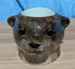 新品未使用Quail Ceramics カワウソ エッグスタンド　　 陶器 — image 1