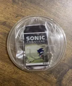 ソニック　ラベル缶 アクリルキーホルダー ソニック・フロンティア — image 1