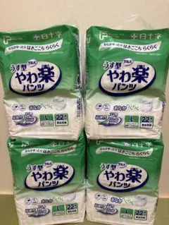 【新品未開封品】やわ楽パンツ Lサイズ 22枚×4パック — image 1