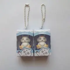 ちいかわ　チョコボックス　あのこ ミニフィギュア キーホルダー 2個セット — image 1
