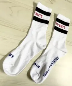 vetements ヴェトモン ソックス 靴下 ホワイト 白 — image 1