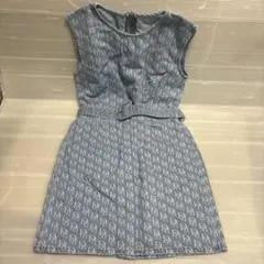 Darieh ワンピース　ブルー　ロゴ — image 1