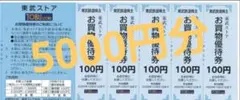 東武ストア割引券5000円分 — image 1