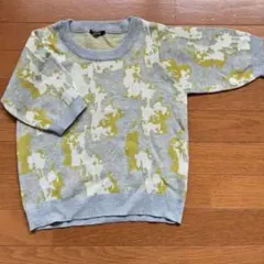 ニット五分袖　M — image 1