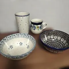 Ceramika Artystyczna ボレスワヴィエツ 食器セット — image 1