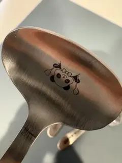 SUS304 パンダイラスト 上質ステンレススプーン アイスクリームスプーン — image 1