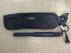 SALONIA ストレートヘアアイロン 本体 専用耐熱ポーチ付き — image 1