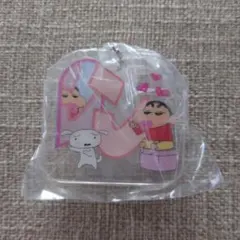 【未開封】クレヨンしんちゃん アクリルロゴチャーム キーホルダー ガチャガチャ — image 1