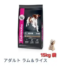 Eukanuba ラム＆ライス成犬用 ドライフード15kg — image 1