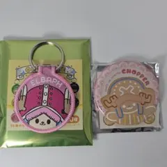 ONE PIECE チョッパー キーホルダー 缶バッジ セット — image 1