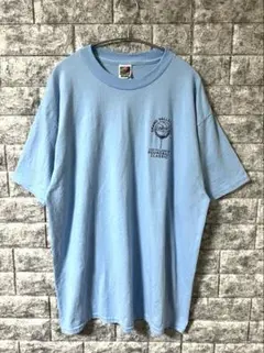 90-00s FRUIT OF THE LOOM カレッジTシャツ ライトブルー — image 1