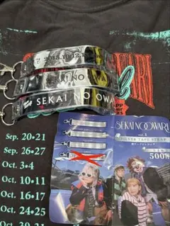 SEKAI NO OWARI 銀テープストラップ 3種セット — image 1