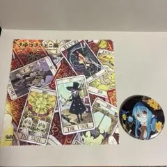 きゆづきさとこ展 タロット柄クロス 缶バッジセット — image 1