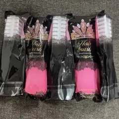 ホテルアメニティ ヘアブラシ 5本セット　個包装　ガイコツブラシ — image 1