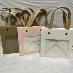 ユキデラックス様専用 透明窓付きギフト袋 3色 各2枚セット — image 1