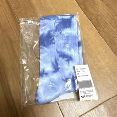 ROXY ブルー タイダイ ソックス フリー新品未使用 — image 1