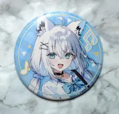 【新品】ホロライブ 白上フブキ 等身verランダム缶バッジ ホロライブベース — image 1