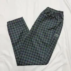 ムンク様　ラコステ　クロップドストレッチゴルフパンツ　チェック　UVカット — image 1