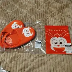 コラショ ドリーミーくじ C賞コラショスリッパ レッド D賞コラショ巾着袋 — image 1