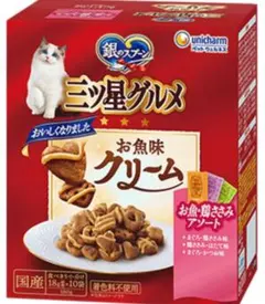 ケース銀のスプーン三つ星グルメ3種鶏ささみアソートお魚味クリーム180g12箱 — image 1