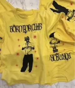 DIOCLUB BORN FOR CLUB イエロー Tシャツ — image 1
