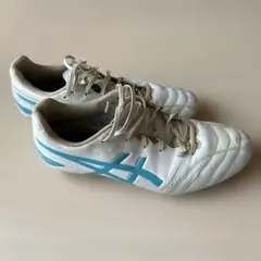 たいぞう様専用　ASICS DSライトサッカースパイクホワイト/ブルー28.0 — image 1