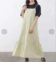 honeys ハニーズ c.o.l.z.a Lサイズ チェックキャミワンピース — image 1