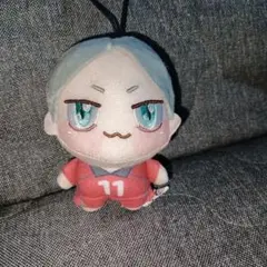 【新品未使用】ハイキュー 灰羽リエーフ ちょぴぬいぷち マスコットストラップ — image 1