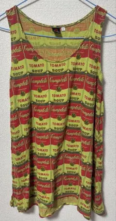 UNIQLO×Andy Warhol キャンベルのスープ缶柄　ノースリーブシャツ — image 1