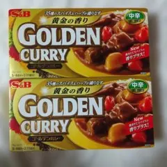 【新品 未使用未開封】S&B ゴールデンカレー 中辛 2箱 — image 1
