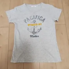 niko and... 半袖 Tシャツ グレー ロゴプリント — image 1