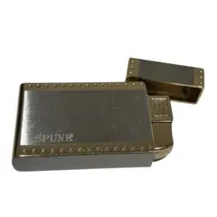 【希少】SPUNK 電熱式ライター 充電式 サンクトペテルブルク 騎士 ゴールド — image 1