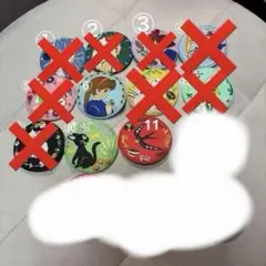 スタジオジブリ、ディズニー刺繍缶バッジ — image 1