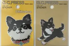 G.C.PRESS 犬 ステッカー シール チワワ 耐水 耐光 スマホ PC — image 1