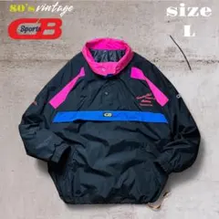 vintageアノラックパーカー 80s USA 企業ロゴCB Sports — image 1