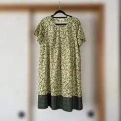 サブストリート　半袖ワンピース　グリーン — image 1