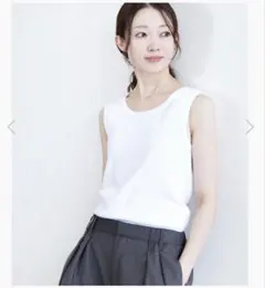 SOLAMONAT(ソラモナ) リブタンクトップ【日本製】 美品 — image 1