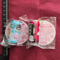 アミュキャラ　ドリンク缶型ボールペン　シマエナガ　豆しば三兄弟　まとめ売り — image 1